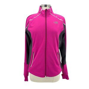 The North Face Womens Large Jacket Isotherm Windstopper Flashdry Full Zip Pink